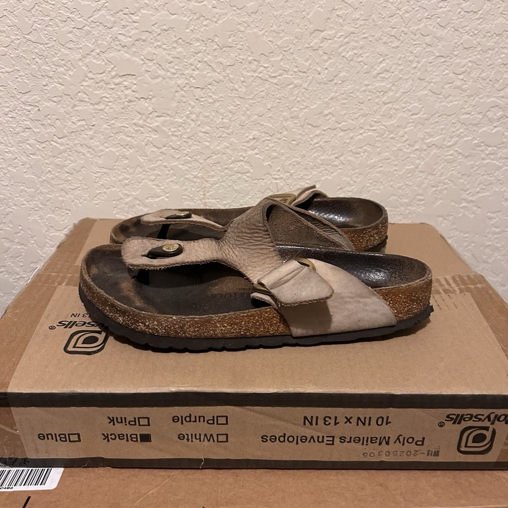 Birkenstock Arizona Women's Sandals, Size 39, Brown Mocha Suede, Slip-On, US 8